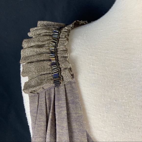 Miss me women’s sleeveless beaded slouch blouse - Picture 5 of 9